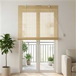 vidaXL Rolgordijn Naturel 110 x 220 cm Bamboe