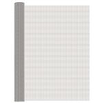 vidaXL Gaas Scherm 100 x 500 cm 8 Mesh RVS 201 Zilverkleurig