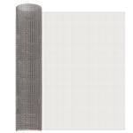 vidaXL Gaas Scherm 60 x 200 cm 3 Mesh RVS 201 Zilverkleurig