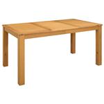 vidaXL Eettafel 150 x 85 x 75 cm Massief Eikenhout Naturel Rechthoekig