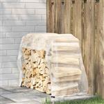 vidaXL Zeildoek 140 gsm Transparant 2,5 x 1,5 m PE