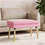vidaXL Dubbel Laagige Bank Roze 80 x 40 x 47 cm Stof
