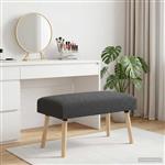 vidaXL Bank Effen Donkergrijs 80 x 40 x 46 cm Bouclé