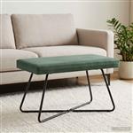 vidaXL Bank Zeegroen 80 x 40 x 45 cm fluweel