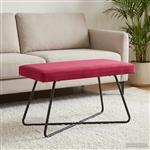 vidaXL Bank Wijnrood 80 x 40 x 45 cm fluweel