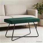 vidaXL Bank Donkergroen 80 x 40 x 45 cm fluweel