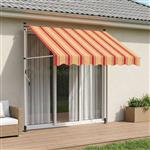 vidaXL Handmatig uitschuifbare luifel Multikleur 400 x 115 x 300 cm