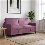 vidaXL Bank met opslag Paars 172 x 78 x 87 cm Polyester