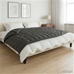 vidaXL Verzwaringsdeken Antraciet 150 x 200 cm 11 kg 100% Katoen 205T