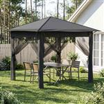 vidaXL Gazebo met 4 Zijwanden 2,6 x 2,6 m