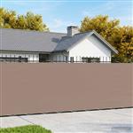 vidaXL Balkonscherm 1,8 x 25 m Stof met PU-coating Taupe
