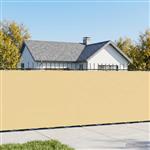 vidaXL Balkonscherm 1,8 x 25 m Stof met PU-coating Beige