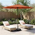 vidaXL Tuinparasol met Basis 300 x 300 cm Polyester Rechthoekig