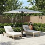 vidaXL Tuinparasol met Basis 200 x 300 cm Polyester Rechthoekig