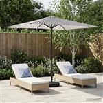 vidaXL Tuinparasol met Basis 200 x 300 cm Polyester Rechthoekig