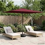 vidaXL Tuinparasol met Basis 200 x 300 cm Polyester Rechthoekig