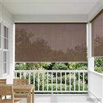 vidaXL Buitenrolgordijn 90% UV-blok Taupe 180 x 140 cm HDPE