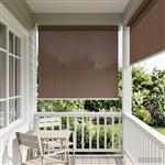 vidaXL Buitenrolgordijn 90% UV-blok Taupe 80 x 140 cm HDPE