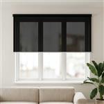 vidaXL Buitenrolgordijn 90% UV-blok Zwart 200 x 140 cm HDPE