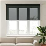 vidaXL Buitenrolgordijn 90% UV-blok Donkergroen 140 x 140 cm HDPE