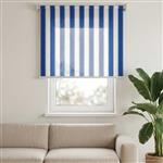 vidaXL Buitenrolgordijn 90% UV-blok Blauw en Witte Streep 100 x 140 cm