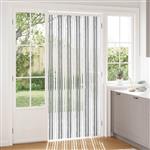 vidaXL Insecten Gordijn Chenille Grijs en Wit 100 x 220 cm 100% PP