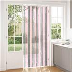 vidaXL Insecten Gordijn Chenille Zilvergrijs en Roze 100 x 230 cm
