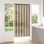 vidaXL Insecten Gordijn Chenille Donkerbruin, Beige 100 x 200 cm