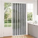 vidaXL Insecten Gordijn Chenille Grijs en zwart 100 x 230 cm 100% PP