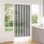 vidaXL Insecten Gordijn Chenille Grijs en zwart 100 x 200 cm 100% PP