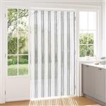 vidaXL Insecten Gordijn Chenille Lichtgrijs en wit. 118 x 220 cm