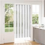 vidaXL Insecten Gordijn Chenille Lichtgrijs en wit. 100 x 200 cm