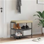 vidaXL Bankkussen corduroy Grijs groen Diepte 35 cm