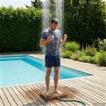 vidaXL Tuin vloershower WPC en RVS 201 Bruin