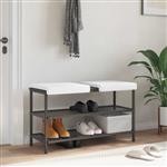 vidaXL Bankkussen 2 st Stof Wit Diepte 35 cm