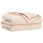 vidaXL Dekbed 220 x 240 cm Alle seizoenen Kapokvezel Beige