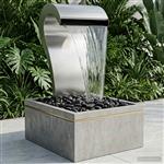 vidaXL Tuinwaterval Roestvrij staal 304 54,5 x 34 x 83 cm zilver