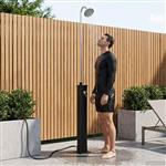 vidaXL Zonne Douche met Douchekop 20 l PVC, ABS, Zinklegering Zwart