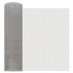 vidaXL Gaas Scherm 40 x 200 cm 6 Mesh RVS 201 Zilverkleurig