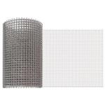 vidaXL Gaas Scherm 20 x 500 cm 3 Mesh RVS 201 Zilverkleurig
