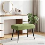 vidaXL Bank met knoopverstelling Lichtgroen 60 x 40 x 45 cm fluweel