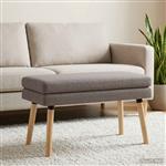 vidaXL Dubbel Laagige Bank Taupe 80 x 40 x 47 cm Stof