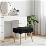 vidaXL Dubbel Laagige Bank Zwart 60 x 40 x 46 cm Stof