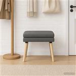 vidaXL Dubbel Laagige Bank Donkergrijs 60 x 40 x 46 cm Stof