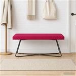 vidaXL Bank Wijnrood 110 x 40 x 45 cm fluweel