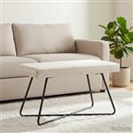 vidaXL Bank Crèmekleurig 80 x 40 x 45 cm fluweel