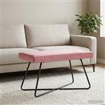 vidaXL Bank Roze 80 x 40 x 45 cm fluweel