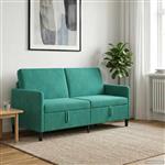 vidaXL Bank met opslag Turquoise 172 x 78 x 87 cm Polyester