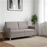 vidaXL Bank met opslag Taupe 172 x 78 x 87 cm Polyester
