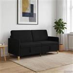 vidaXL Bank met opslag Zwart 172 x 78 x 87 cm Polyester